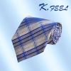 Wholesale 100% silk check woven necktie