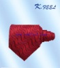 Wholesale men's young red silk necktie
