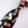 Wholesale men's 100% polyester neck tie
