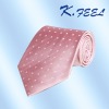 Wholesale Hot selling bright pink polyester tie