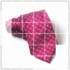 Wholesale red and white fashion polyester woven necktie