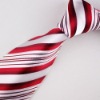 Wholesale men's 100% polyester neck tie