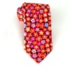 Wholesale 100% polyester flower necktie