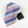 Wholesale men's 100% polyester neck tie