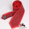 Wholesale fashion tie in serging style in red