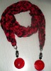 Wholesale scarf with beads