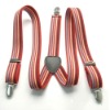Wholesale Colourful Three Suspender with Metal Adjustable Clip