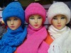 Wholesale knitted hat,scarf