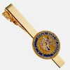 Wholesale Alloy Golden Necktie Clip with Badge