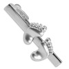 Wholesale Funny Silver Tie Clips with Two Feet