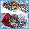 Wholesale Leopard print elastic scarf WJ-1027