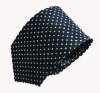 Wholesale men's microfiber dot tie