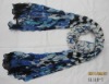 Wholesale POLYESTER PRINT SCARF WITH FLOWER 2011 FASHION DESIGN