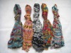 Wholesale 2011 fashion lady Dunhuang pattren polyester scarf
