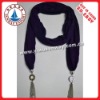 Wholesale Scarf,100% polyester pendant scarf,popular fashion pendant polyester scarf