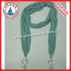 Wholesale Scarf,100% polyester pendant scarf,popular fashion pendant polyester scarf