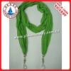 Wholesale Scarf,100% polyester pendant scarf,popular fashion pendant polyester scarf