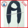 Scarf,100% polyester pendant scarf,popular fashion pendant polyester scarf