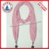 Wholesale Scarf,100% polyester pendant scarf,popular fashion pendant polyester scarf