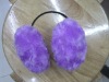 latest newly fashione designe hot sell comfortable keeping warm earmuffs in purple color