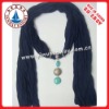 Wholesale Scarf,100% polyester pendant scarf,popular fashion pendant polyester scarf