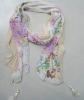 Wholesale Long chiffon scarf,fashion silk chiffon scarf,chiffon printed scarf
