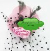 Wholesale 2011 fashion rose flower mini top hat/lady hair clips/headband