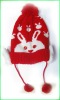 Wholesale winter kintted wool animal kids hat / handmade rabbit hat