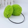 fluffy plush fur ear warmers with wire shelf(LD-A611)