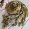 Wholesale Fashion Lovers' Scarf with Three layer three color
