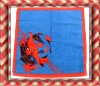 Wholesale 100% Cotton children's Handkerchiefs,cartoon handkerchief,spider-man
