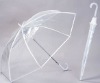 Wholesale Straight transparent pvc umbrella