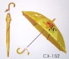 Wholesale yellow 19''*8k lace auto open kids umbrella