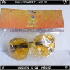 Wholesale hot-sale funky party glasses with gold powder