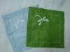 Wholesale linen napkin with embroidery and hemstitch