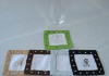Wholesale linen coaster with embroidery and cuff