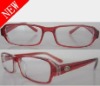 2011 newest fashion style brand plastic optical frame for men and women