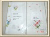 Wholesale 100% Cotton ladies' Jacquard Handkerchiefs,graceful handkerchiefs