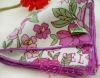 Wholesale Flower printing combing cotton lady's handkerchiefs
