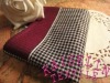 Wholesale men's exquisite soft pin check handkerchief