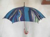 Wholesale straight wood anto open umbrella