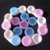 Plastic Duplex Contact Lens Cases