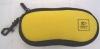 yellow fashion popular neoprene bag for eyeglasses
