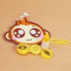Cartoon monkey contact lens case