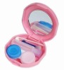 Plastic polygon contact lens box