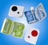 Plastic contact lens box