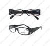 stripe color reading glasses optical frame