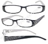 New plastic reading glasses
