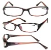 Plastic reading glasses