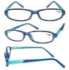 Plastic reading glasses